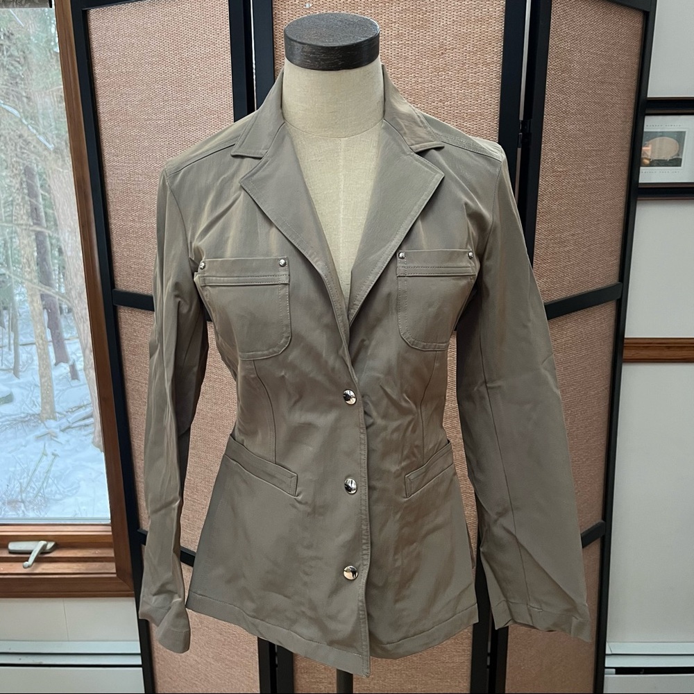 Thalian Vintage Mocha Blazer Jacket